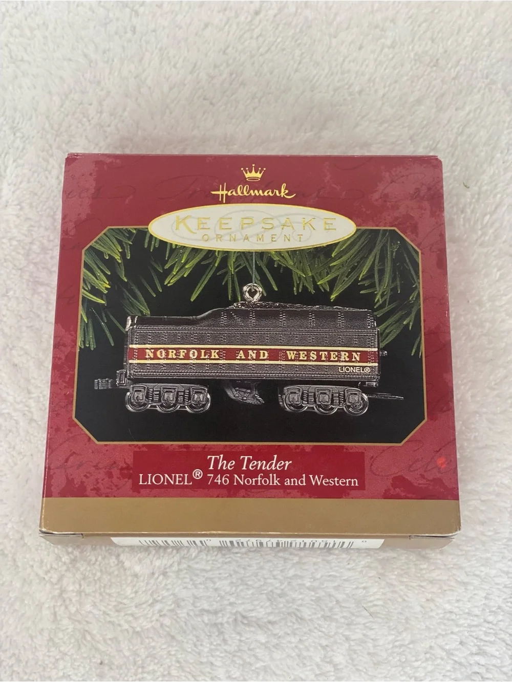 Hallmark Keepsake Lionel The Tender 746 Norfolk and Western Train Ornament 1999
